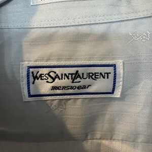 Yves Saint Laurent Sky Blue Designer Shirt